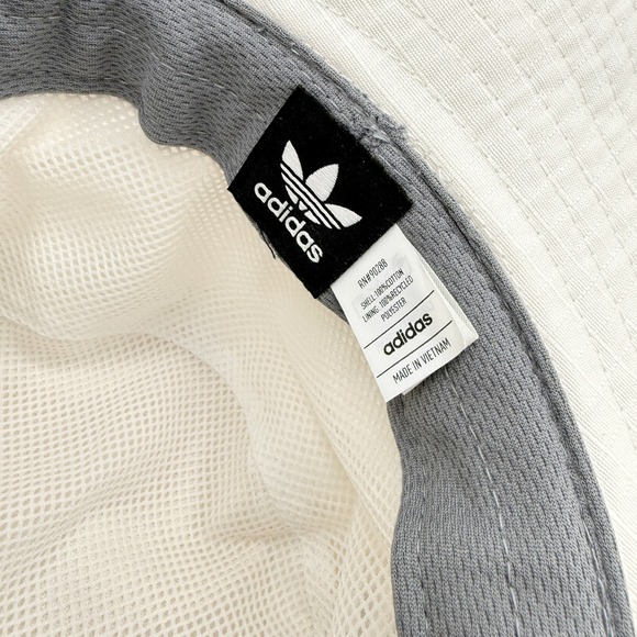 Adidas Originals Utility 2.0 Boonie Bucket Hat Side Pocket White Unisex, NEW - Picture 7 of 7